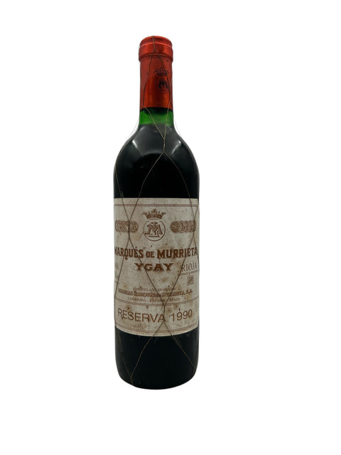 Flaska Marqués de Murrieta Ygay Reserva 1990 rött vin från Rioja