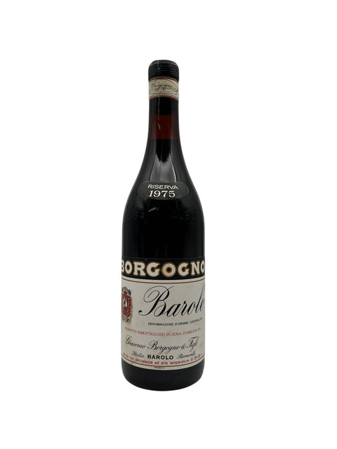 Barolo Borgogno 1978 rödvinsflaska