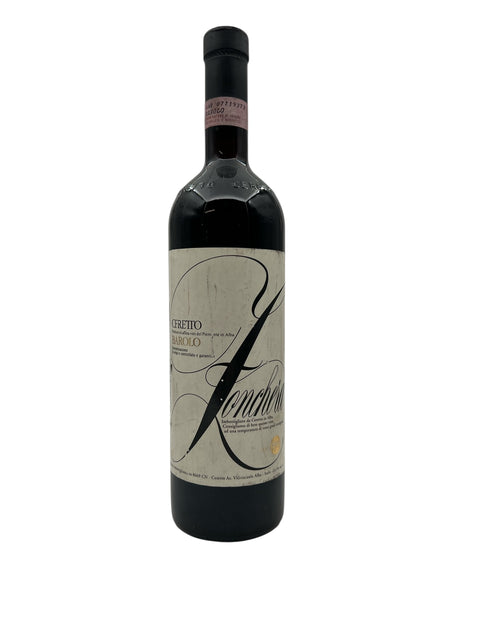 Flaska Barolo Zonchera rött vin från 1975