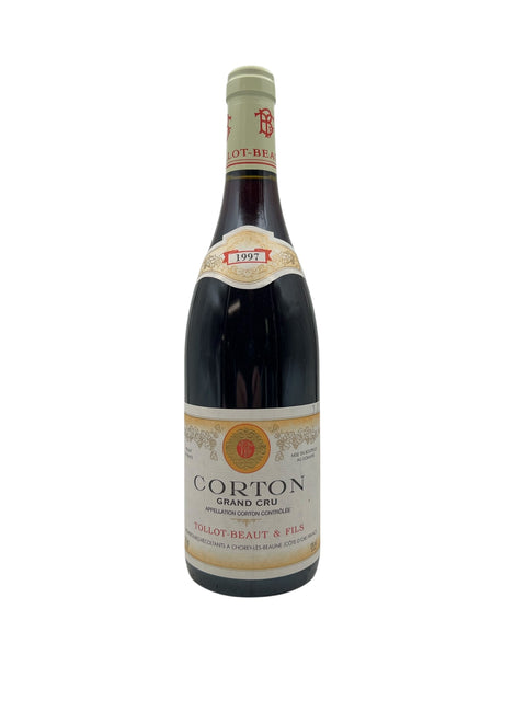 Corton Grand Cru 1997 från Tollot-Beaut-flaska
