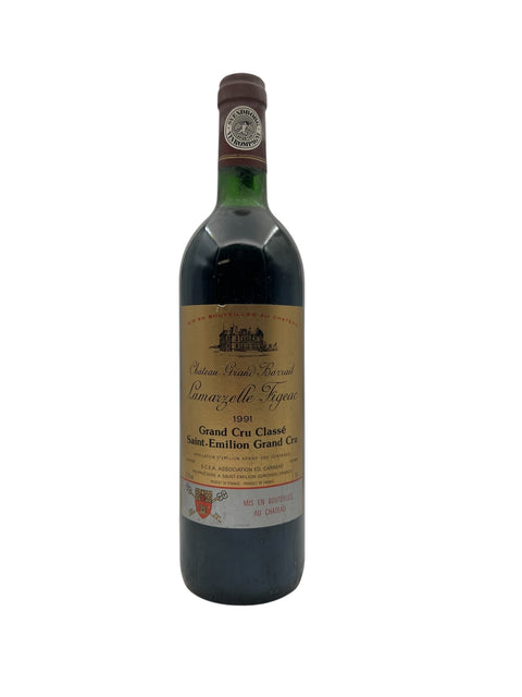 Flaska Château Grand Barrail Lamazelle Figeac 1991 Saint-Émilion Grand Cru