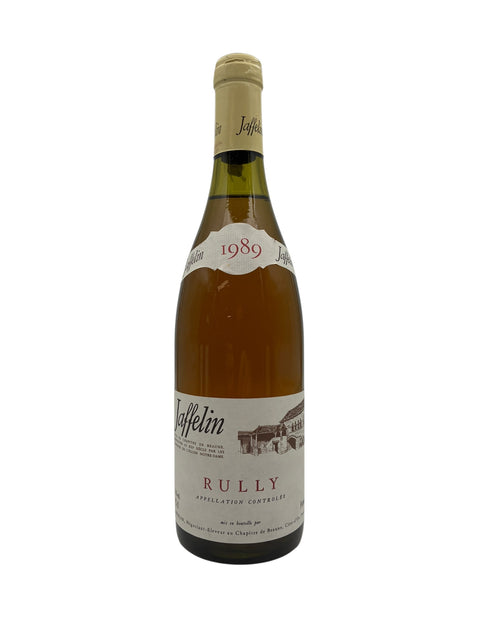 Flaska Rully Jaffelin 1989 vitt vin