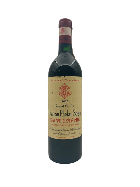 Flaska Château Phelan Ségur 1982 från Saint-Estèphe