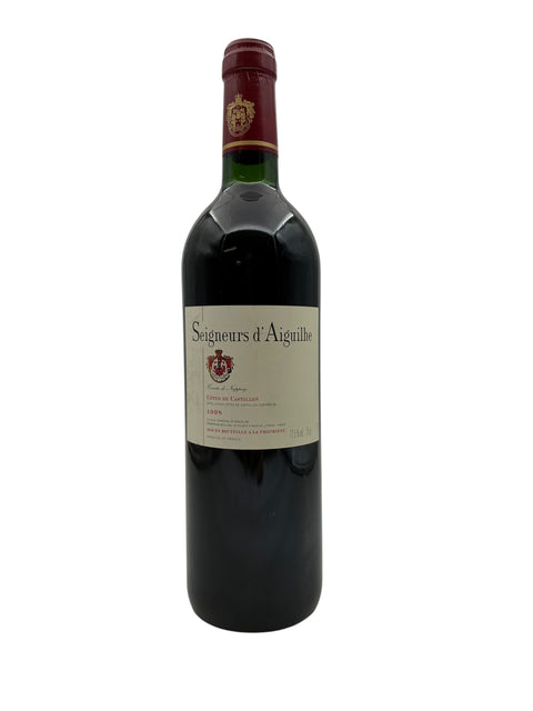 Flaska Seigneurs d'Aiguilhe vin från 1986