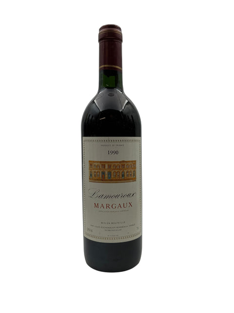Lamouroux Eschenauer 1990 flaska rött vin från Margaux