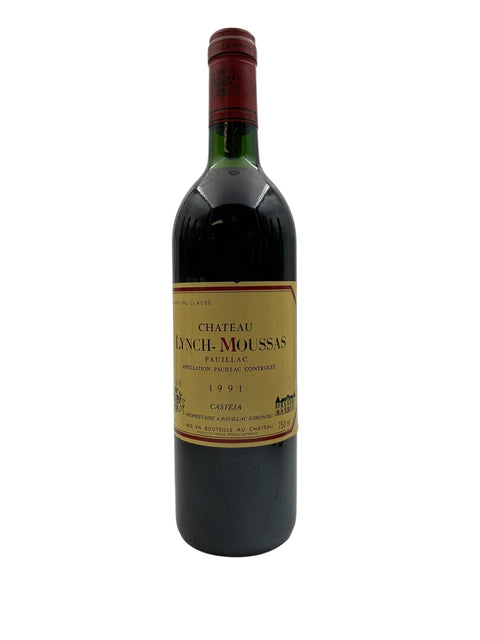Château Lynch-Moussas Pauillac rödvinsflaska 1991