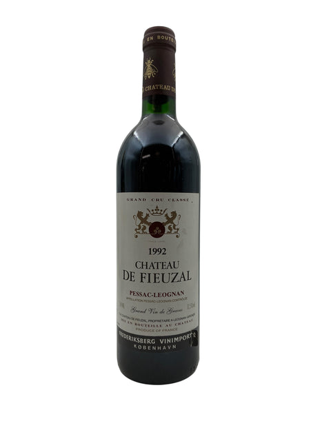 Chateau de Fieuzal 1992 rött vin från Pessac-Léognan
