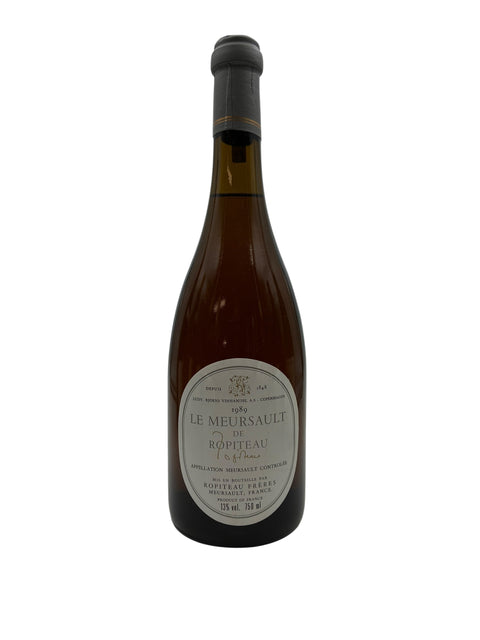 Flaska Le Meursault Ropiteau 1989 vitt vin