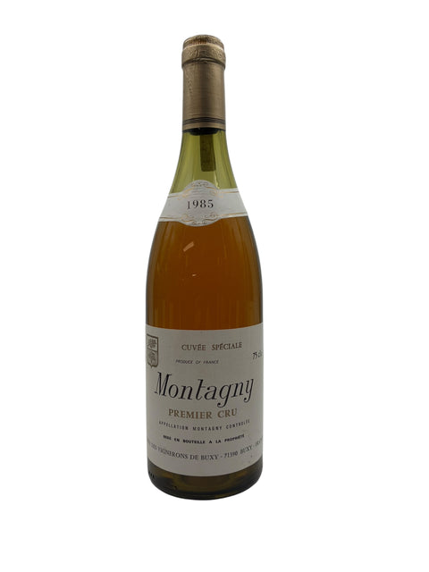 Flaska Montagny Premier Cru Vignerons de Buxy 1985