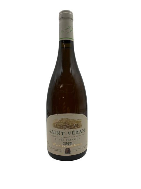 Saint-Véran Roger Lassarat 1995 flaska med etikett