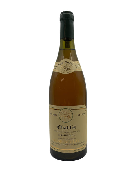 Flaska Chablis René Boulay 1993 vitt vin