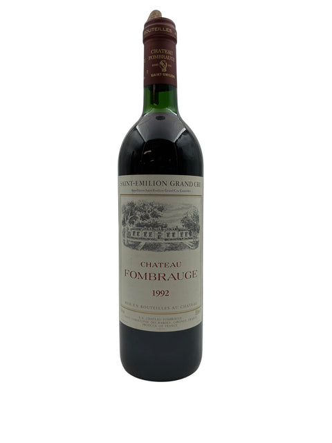 Chateau Fombrauge 1992 flaska med etikett