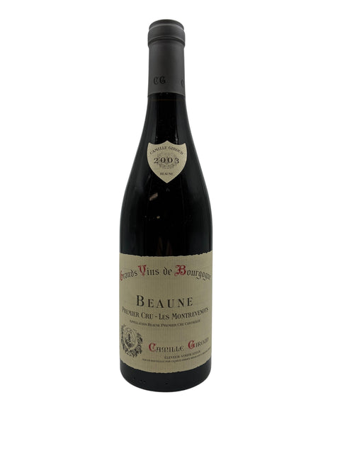 Flaska rött vin från Beaune Camille Giroud 2003