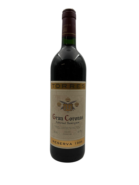 Flaska Gran Coronas Torres rött vin från 1995