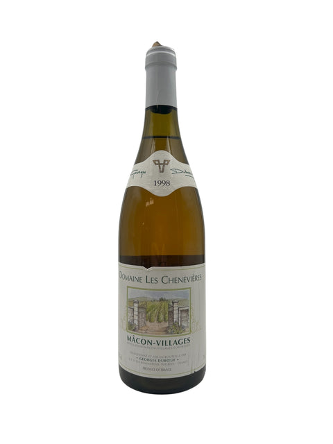 Flaska Mâcon-Villages Georges Duboeuf 1998 vitt vin