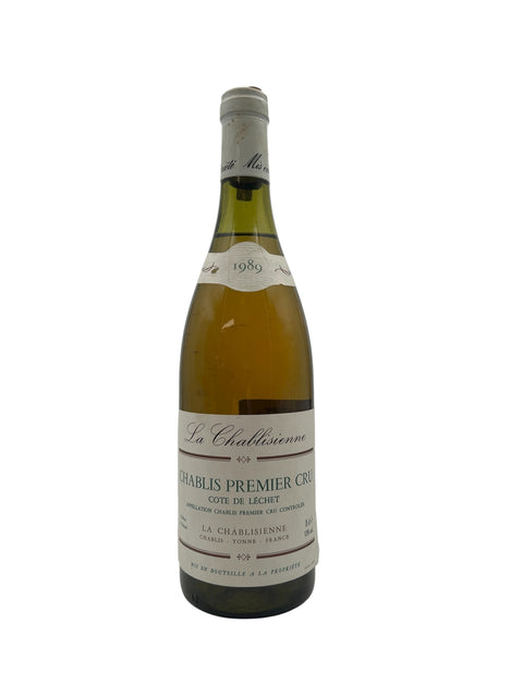 Flaska Chablis Premier Cru Chablis La Chablisienne 1989