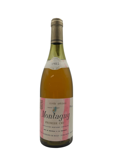 Montagny Premier Cru 1985 vitt vin från Vignerons de Buxy