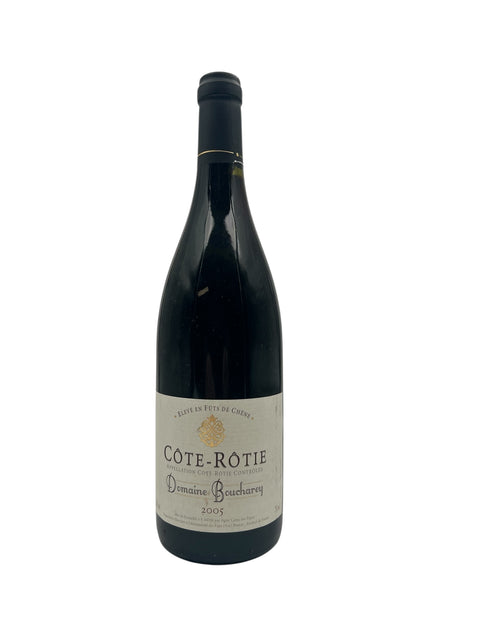 Flaska Côte-Rôtie Domaine Bouchaud 2005 rött vin
