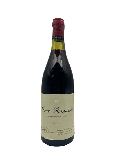 Rödvinsflaska Vosne Romanée Alexis Lichine 1981