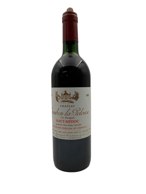 Flaska Chateau Cambon la Pelouse rött vin från 1988