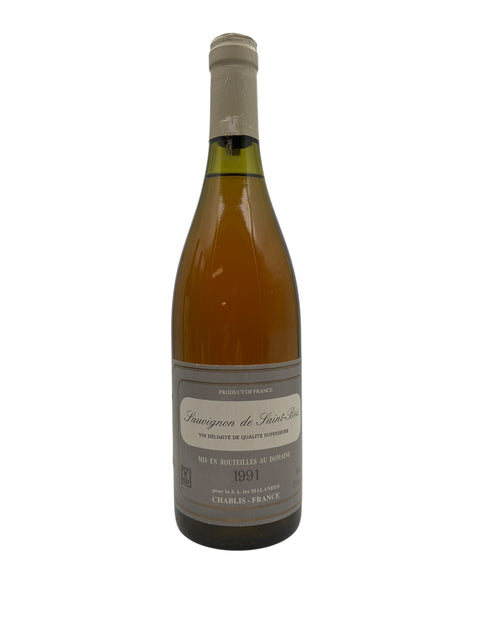 Flaska Sauvignon de Saint-Bris Malandes 1991 vitt vin