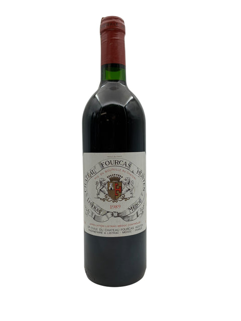 Flaska Château Fourcas Hosten rött vin 1989