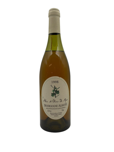 Bourgogne Aligoté 1998 från Alice et Olivier De Moor flaska
