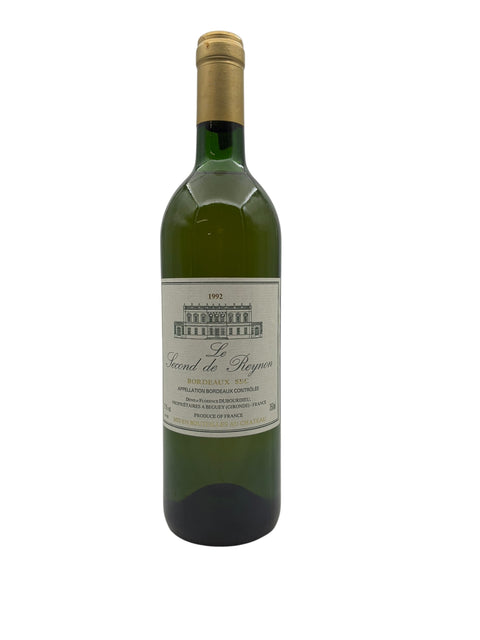 Flaska Le Second de Reynon 1992 vitt vin från Bordeaux