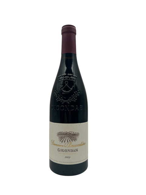 Flaska Gigondas Domaine la Bouissière rött vin 2009