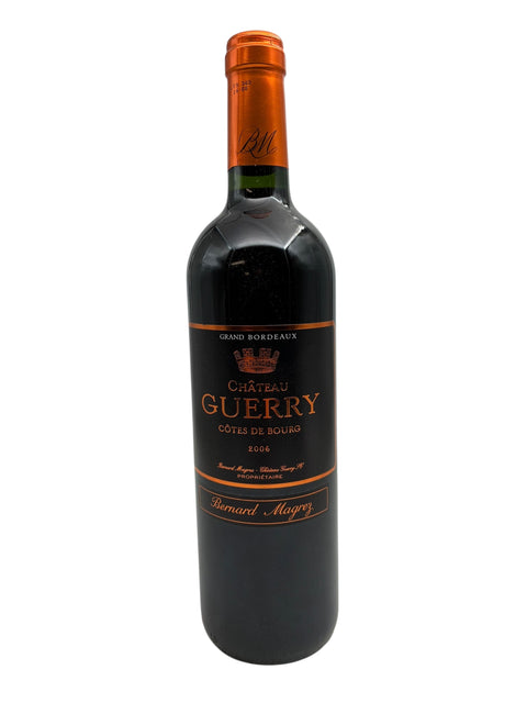 Flaska Château Guerry Côtes de Bourg 2006 rött vin