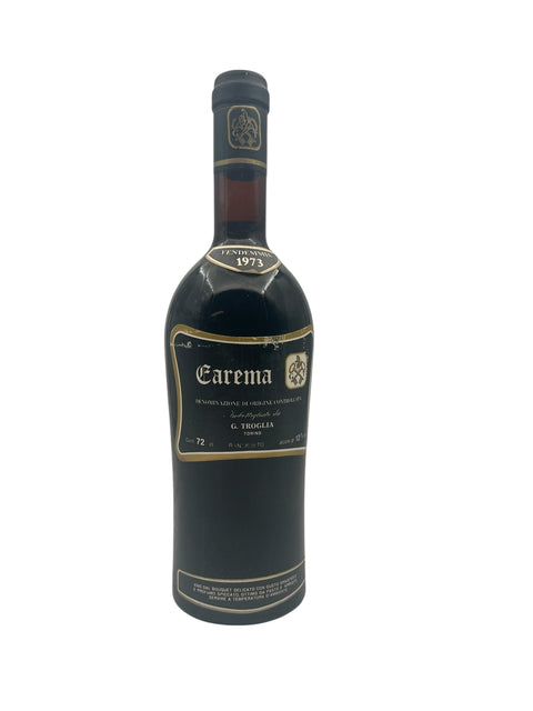 Flaska Carema G. Troglia rött vin från 1973