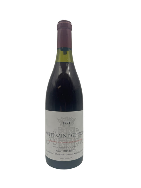 Flaska med Nuits-Saint-Georges 1991 från Alain Michelot