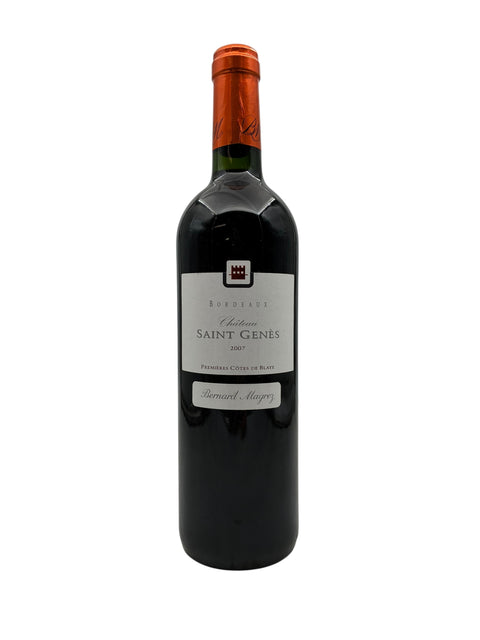 Flaska Château Saint Genès Bernard Magrez 2007 rött vin