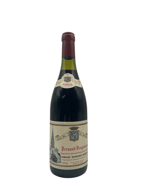 Flaska Pernand-Vergelesse Domaine Besancenot årgång 1992