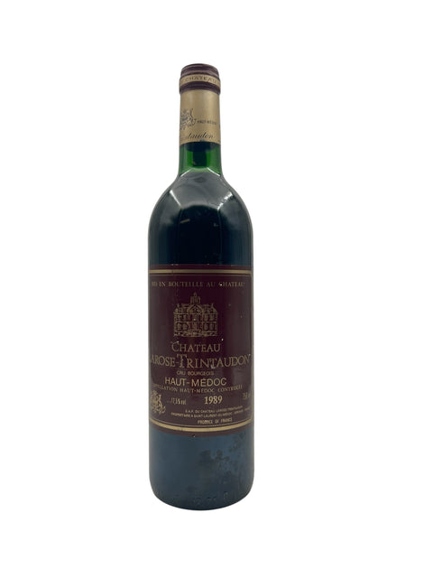 Flaska Chateau Larose Trintaudon rött vin 1989