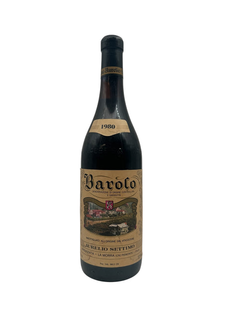 Flaska Barolo Aurelio Settimo 1980