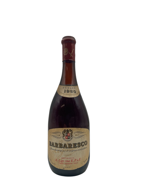 Barbaresco Rött vin från 1980 av producenten A. Lignana