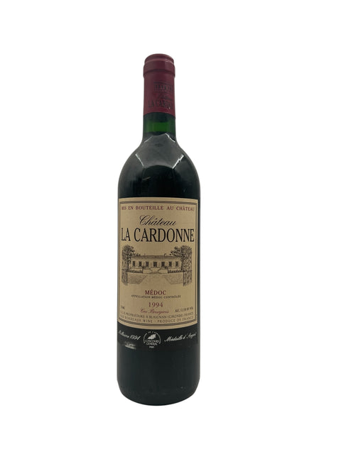 Flaska Château La Cardonne 1994 Médoc rött vin