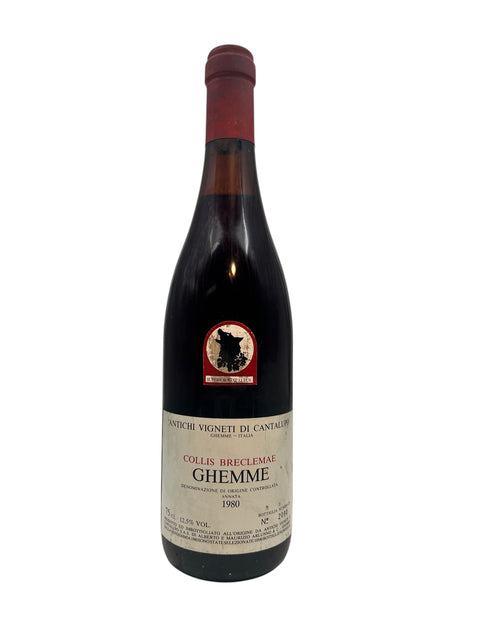 Ghemme rött vin från Antichi Vigneti di Cantalupo 1980 flaska