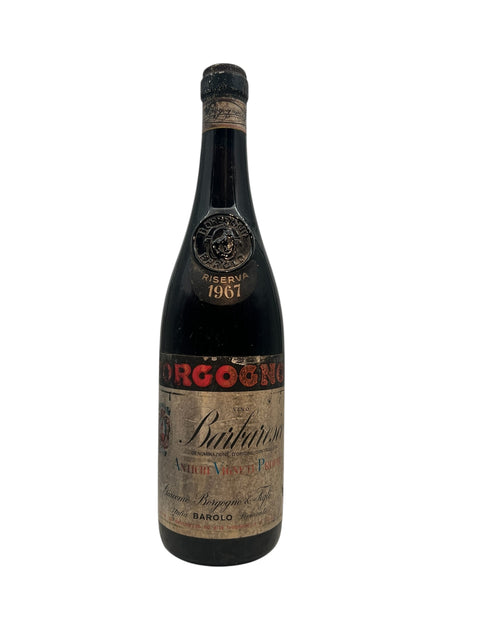 Vintage Barbaresco Borgogno 1967 flaska