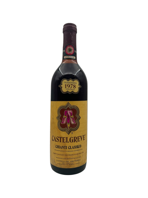 Flaska Chianti Classico Castelgreve 1978