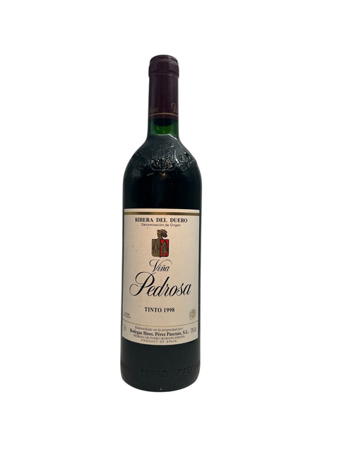 Viña Pedrosa 1998 rödvinsflaska från Ribera del Duero
