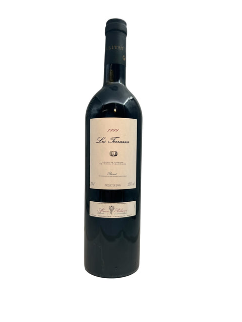 Flaska Les Terrasses Alvaro Palacios rött vin 1999