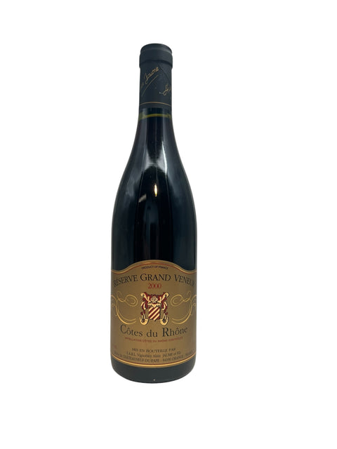Flaska Réserve Grand Veneur Alain Jaume 2000 rött vin