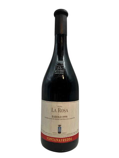 Flaska av Barolo Fontanafredda vingård 1998