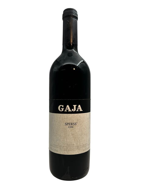 Flaska Sperss Gaja rött vin 1994