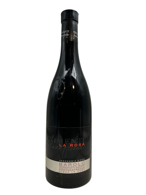 Barolo Fontanafredda 2004 italiensk rödvinsflaska