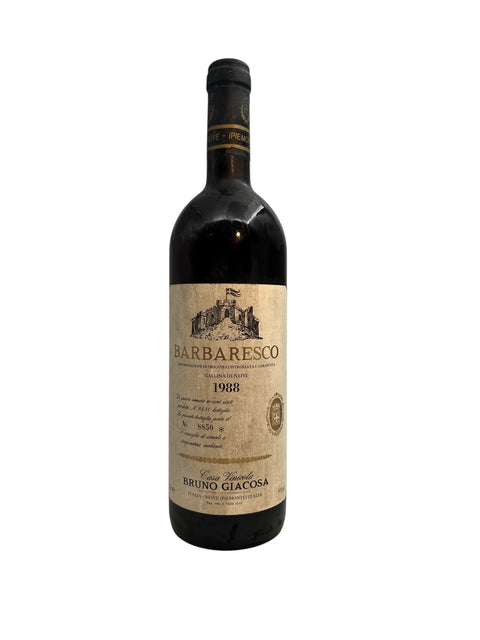 Barbaresco Bruno Giacosa 1988 flaska