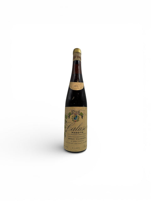 Flaska Caluso Passito Gnavi Filiberto dessertvin 1972