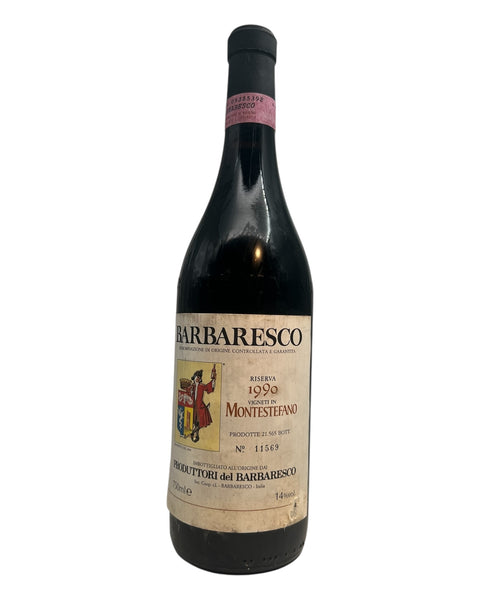 Barbaresco rött vin från 1990 av Produttori del Barbaresco